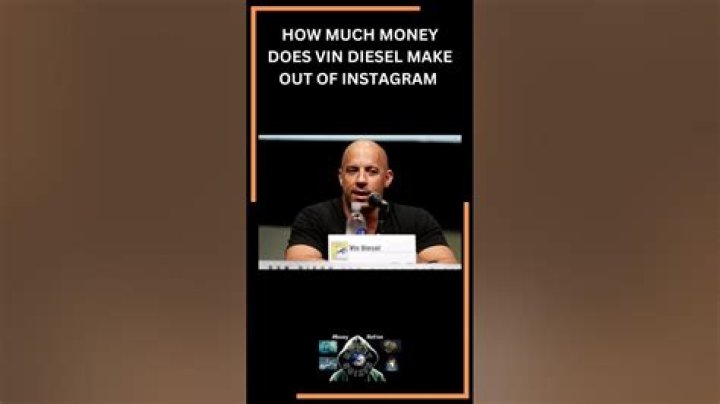 
How Much Money Does Vin Diesel Make? Latest Income Salary
