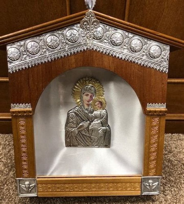 Altar Crown Case - Wood — Blessed Celebration